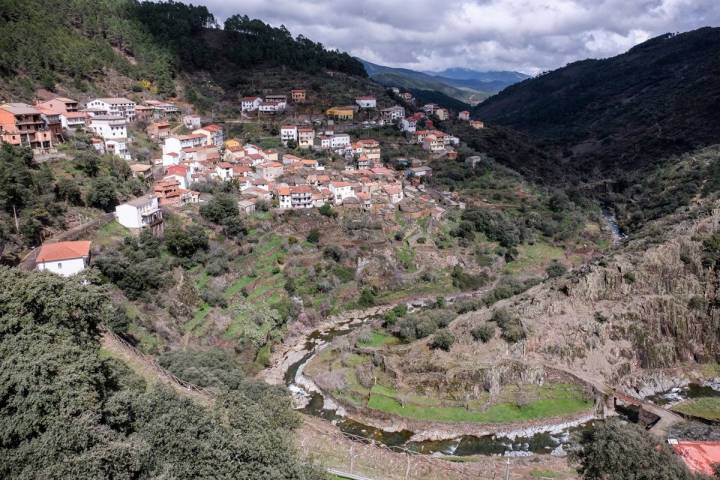 Vista desde el Mirador del Cottolengo en la alquería de Fragosa. Foto: Hugo Palotto.