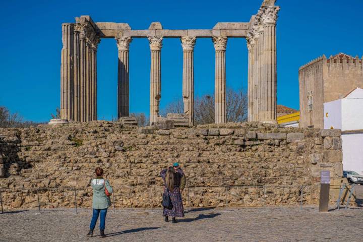 Foto del ruinas del acueducto romano