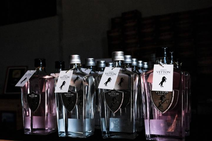 Botellas de la mejor ginebra de España según los premios de World Gin Awards: Spirito Vetton.