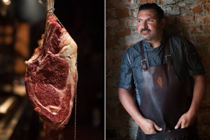 Cortes de carne argentina en Piantao: el chef y parrillero Javier Brichetto