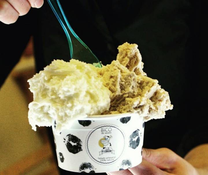 En Bico de Xeado los helados son "de granja". Foto: Facebook Bico de Xeado.