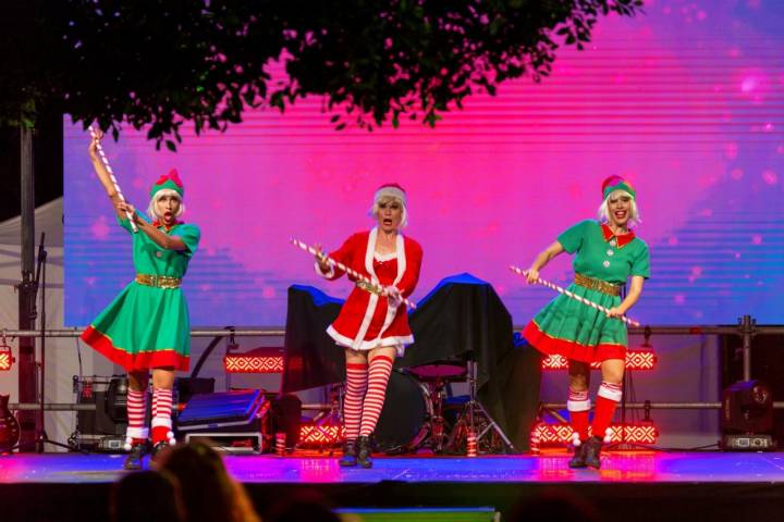 Actuación navideña en Tenerife Gastro Navidad Market Fest