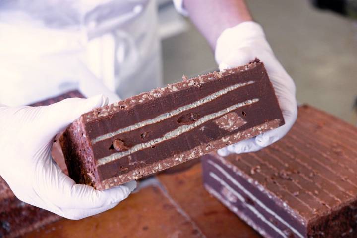 Turrones Gorrotxategi: turrón de chocolate