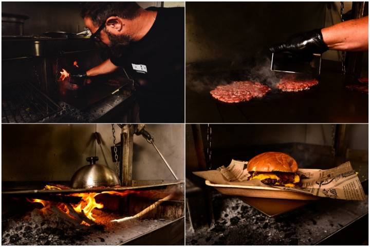 Su Smash Burguer se hace en una parrilla especial que le da un sugerente toque ahumado. 