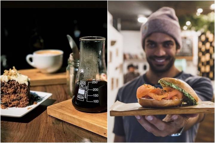 'Bagel' de salmón para acompañar un buen café de filtro. Foto: Instagram 'Old Town Coffee'