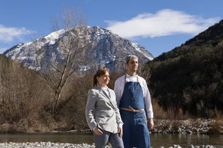 Rubén Coronas y Cristina Romero son unos apasionados del Pirineo.  