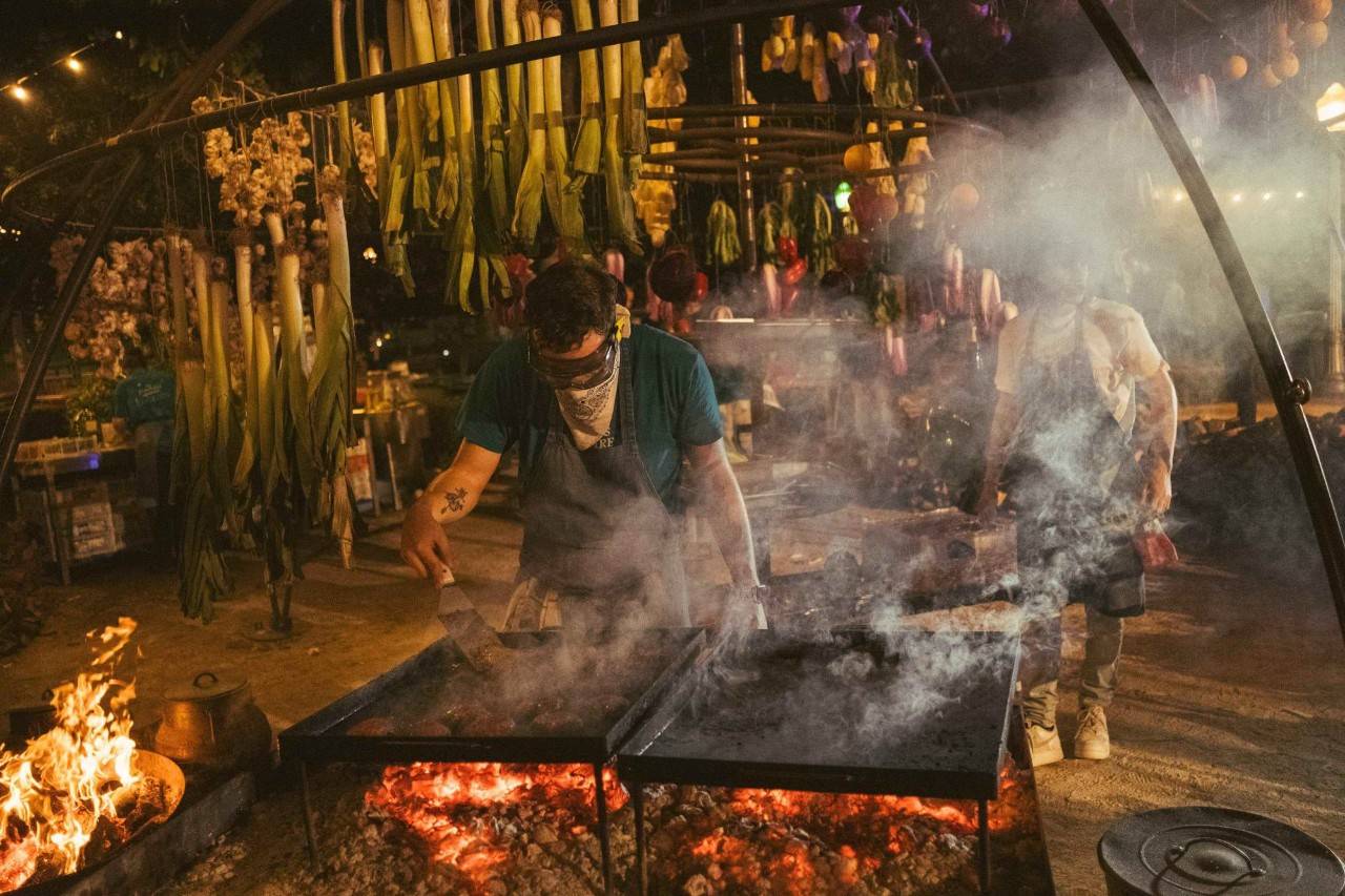  Chef cocinando en la edición de Aveiro, en Portugal.