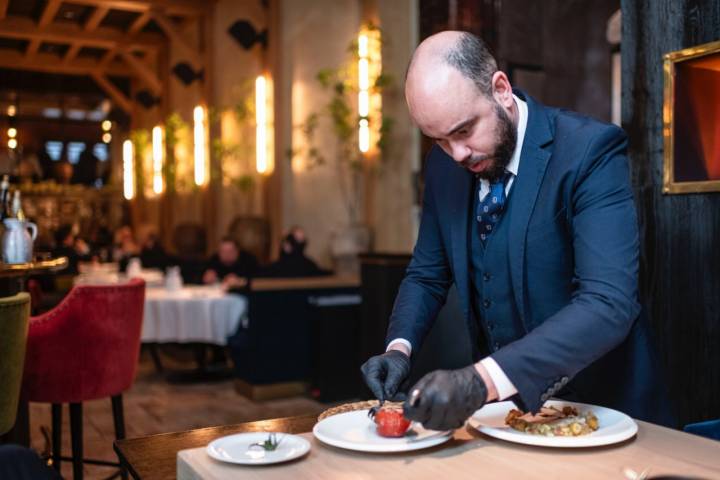 Este restaurante es una oda a la cocina tradicional vasca.