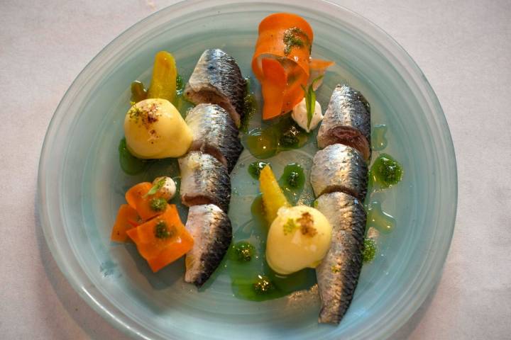 Restaurante 'Compartir': sardinas marinadas con cítricos