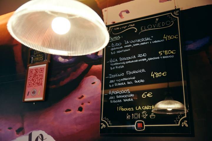 Restaurante El Oviedo (Ribadeo) carta de vinos