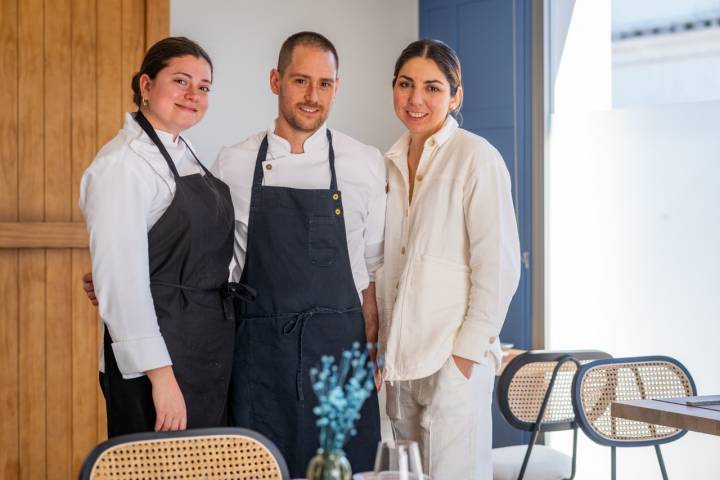 Patricia, Juan Carlos Ochando y Elena Pérez