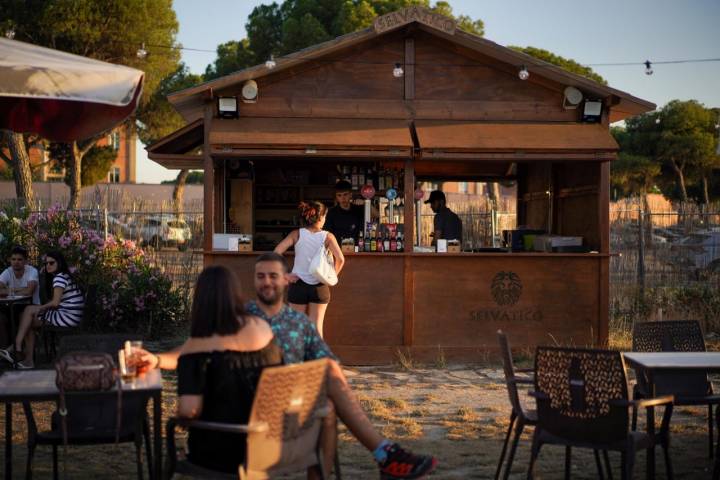 Caseta de bebidas y comidas de Selvático en Valladolid.