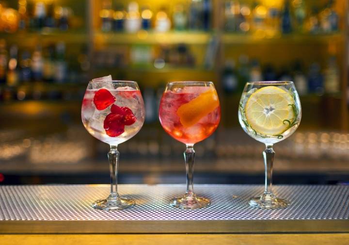 Cócteles caseros. Gin-tonic. Foto: Shutterstock.
