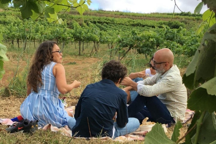 Picnic en la bodega Monje de Tenerife