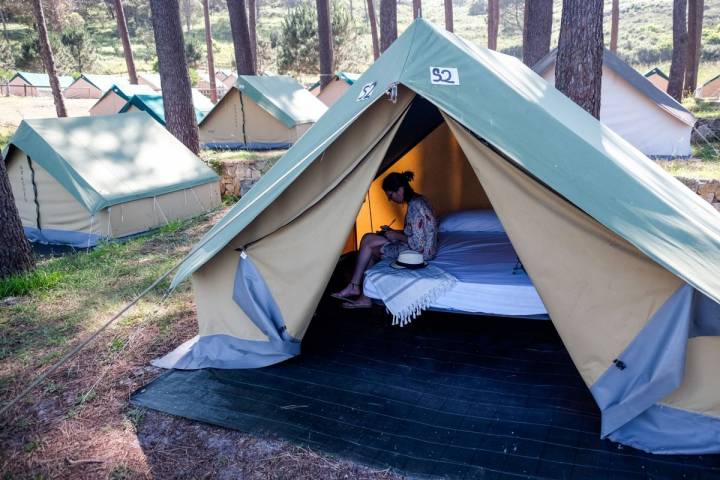 La acampada será uno de los planes turísticos menos trastocados por el covid-19. Foto: Hugo Palotto.