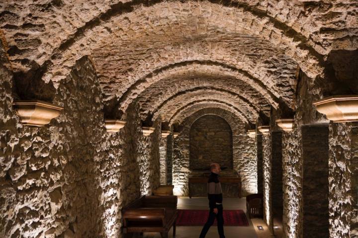 Los grandes muros de piedra del monasterio del siglo XVII invitan a una estancia relajada.