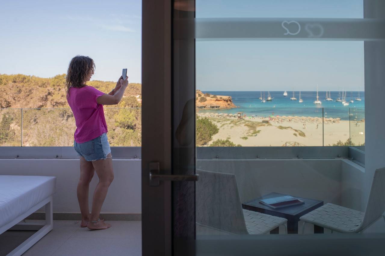 Las vistas desde las habitaciones son idílicas.