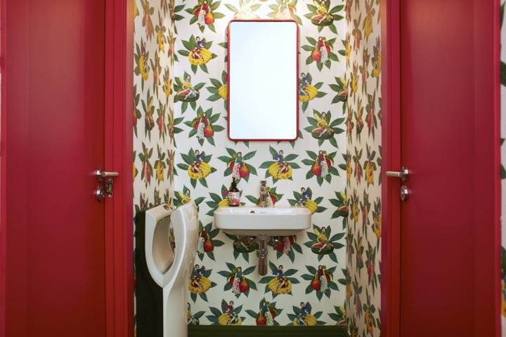 Detalle de la decoración de uno de los baños. Foto: Casa Bonay. Nacho Alegre.