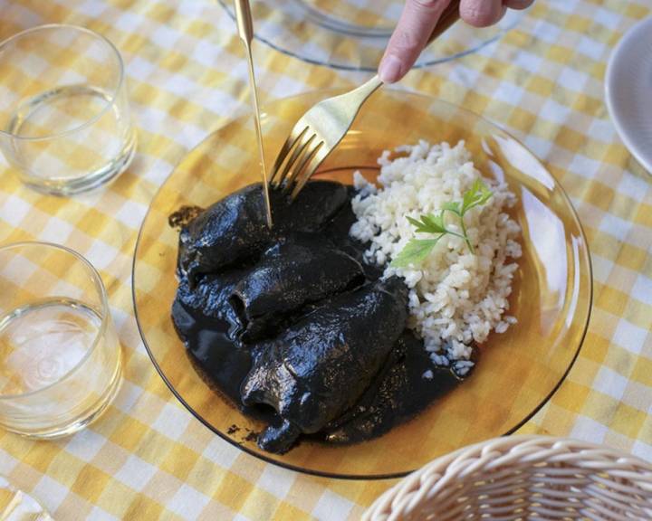 arroz negro con calamares