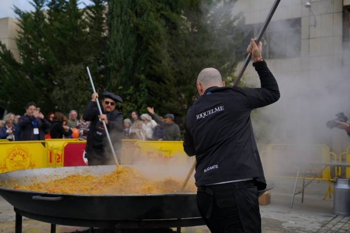 Preparación del arroz Sol Repsol en Valladolid