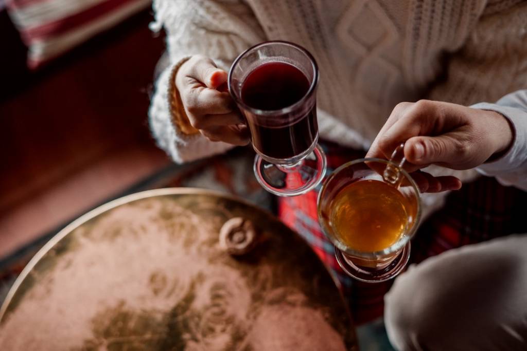 Brindis calientes y algún baile romántico