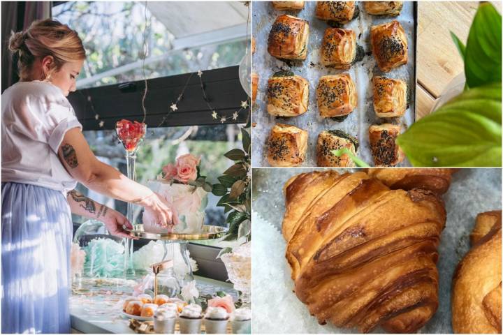 Buen hojaldre en el croissant y en los bocados de espinacas y queso. Foto: Facebook 'Mamachicha'