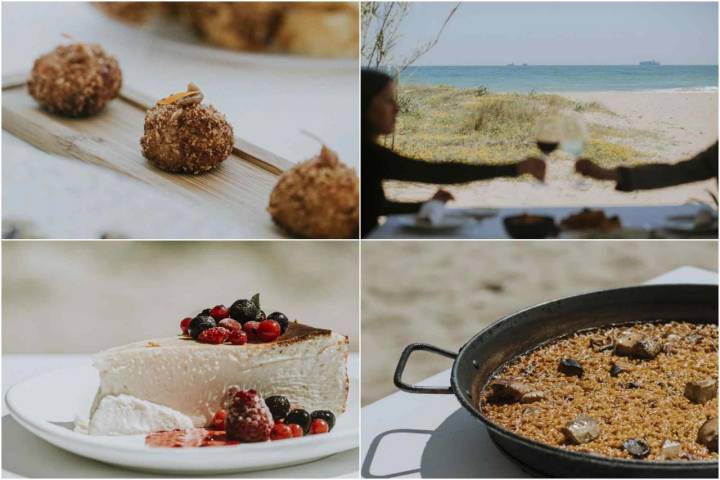 Las croquetas de jamón ibérico y plátano, el arroz de pato, setas y foie; y la tarta de queso son algunas de las especialidades de ‘L’Estibador’. Foto: Facebook ‘L’Estibador’