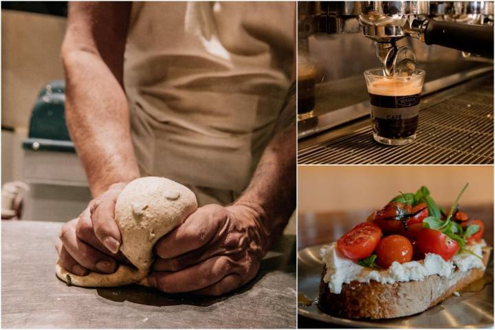 El pan, de larga fermentación, se elabora en el obrador que tienen allí mismo. Foto: Facebook ‘Maleva Bakery’