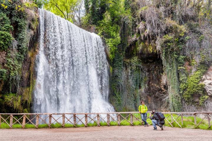 La Caprichosa es una de las cascadas más imponentes del parque. Con leyenda incluida.