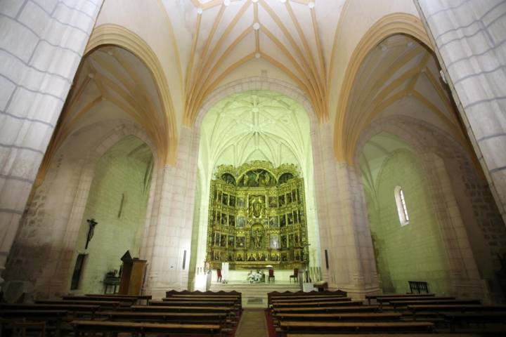 El retablo mayor de Olivares de Duero, una joya renacentista. Foto: Patronato de Turismo de Valladolid