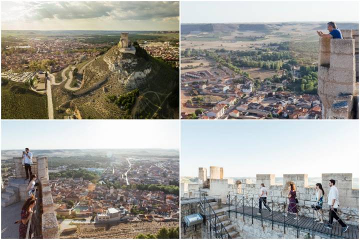 Mires por dónde mires, las vistas son espectaculares. Foto aérea del castillo: Shutterstock