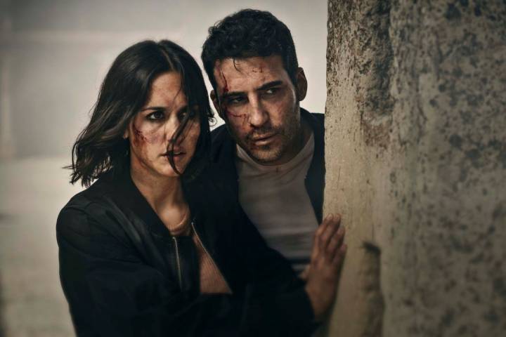 Megan Montaner y Miguel Ángel Silvestre, dos de los protagonistas de la serie. Foto: Manolo Pavón.