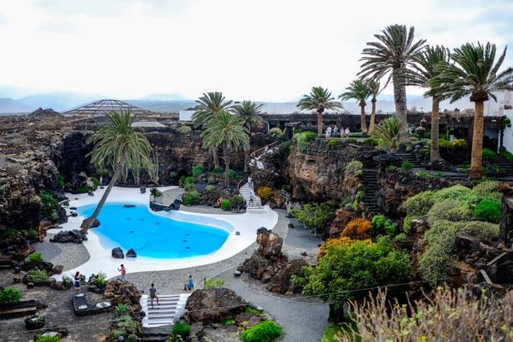 La isla dispone de una gran cantidad de destinos que ver en Lanzarote, como los Jameos del Agua- Foto: Hugo Palotto