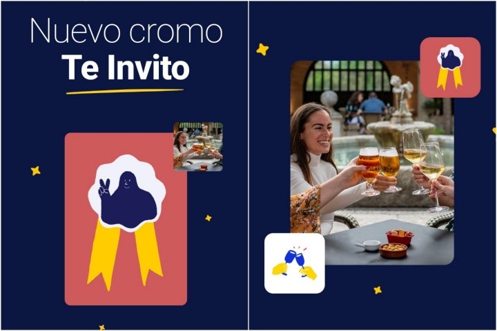 Cromo Te Invito. Cromo Te Invito.