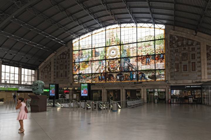 Estación de Abando de Bilbao.