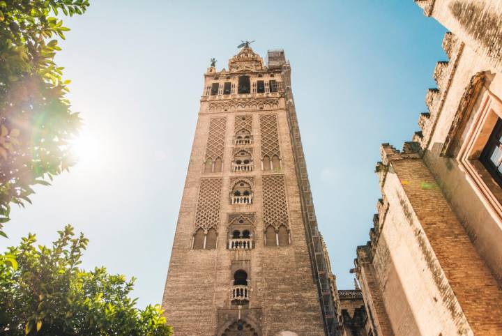 La Giralda tower in Seville, Spain.