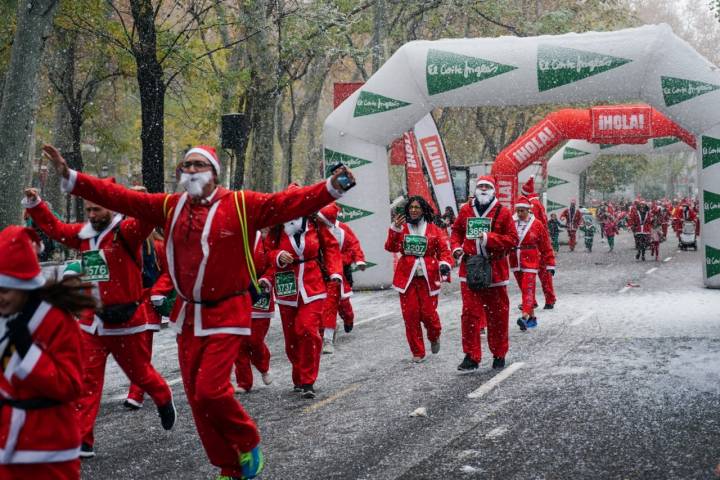 Participantes de la Carrera de Papá Noel.