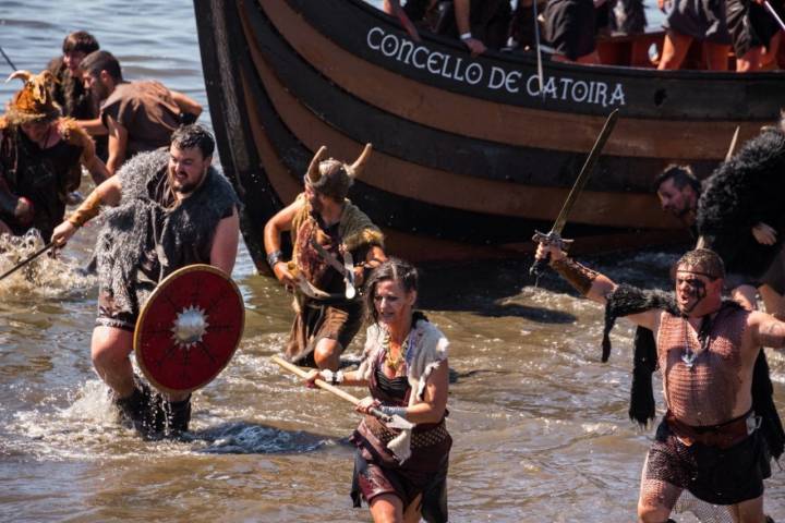 Vikingos de Catoira - Desembarco edición 2015