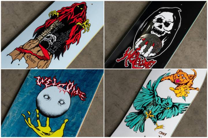 Diseños para todos los gustos. Foto. Facebook 'Welcome Skateboarding'