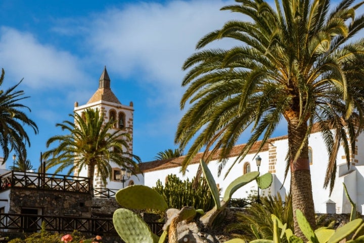 La actual iglesia de Santa María de Betancuria.