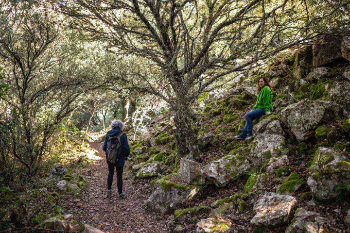 Un descanso en la Garganta de Calabazas.