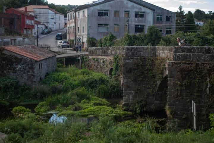 Camino de Santiago ría Muros Noia puente