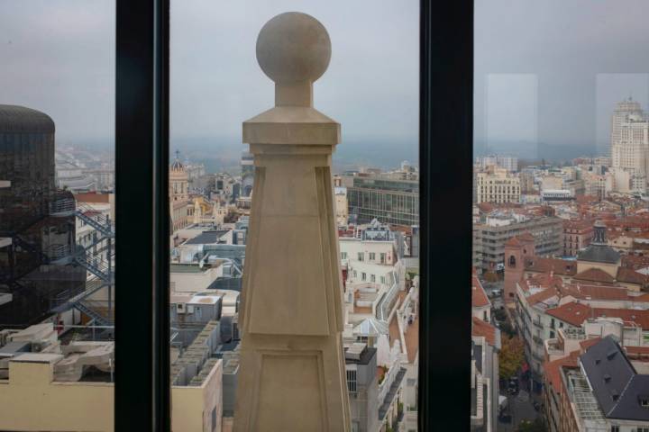 Vistas desde la planta 8 del Edificio Telefónica Madrid