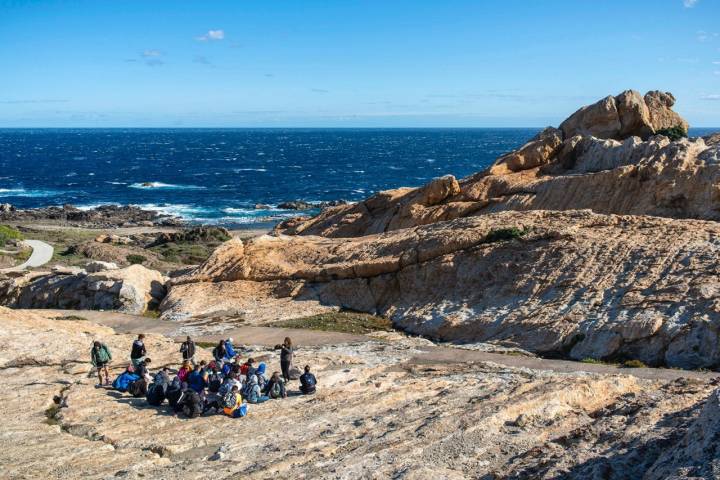 Cabo de Creus: Pla de Tudela con adolescentes