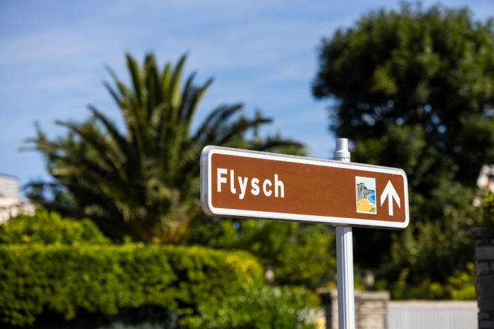 Flysch de Bizkaia en Getxo señal
