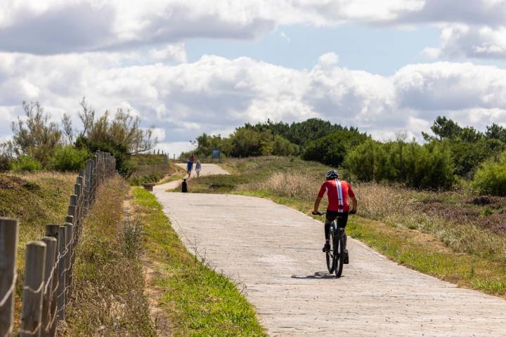 Flysch de Bizkaia en Getxo ciclista