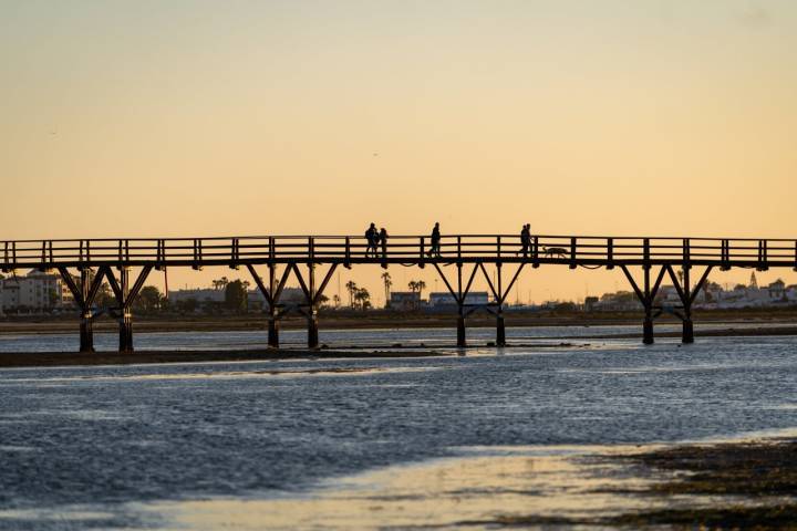 Puente de la Gola en Isla Cristina (Huelva)