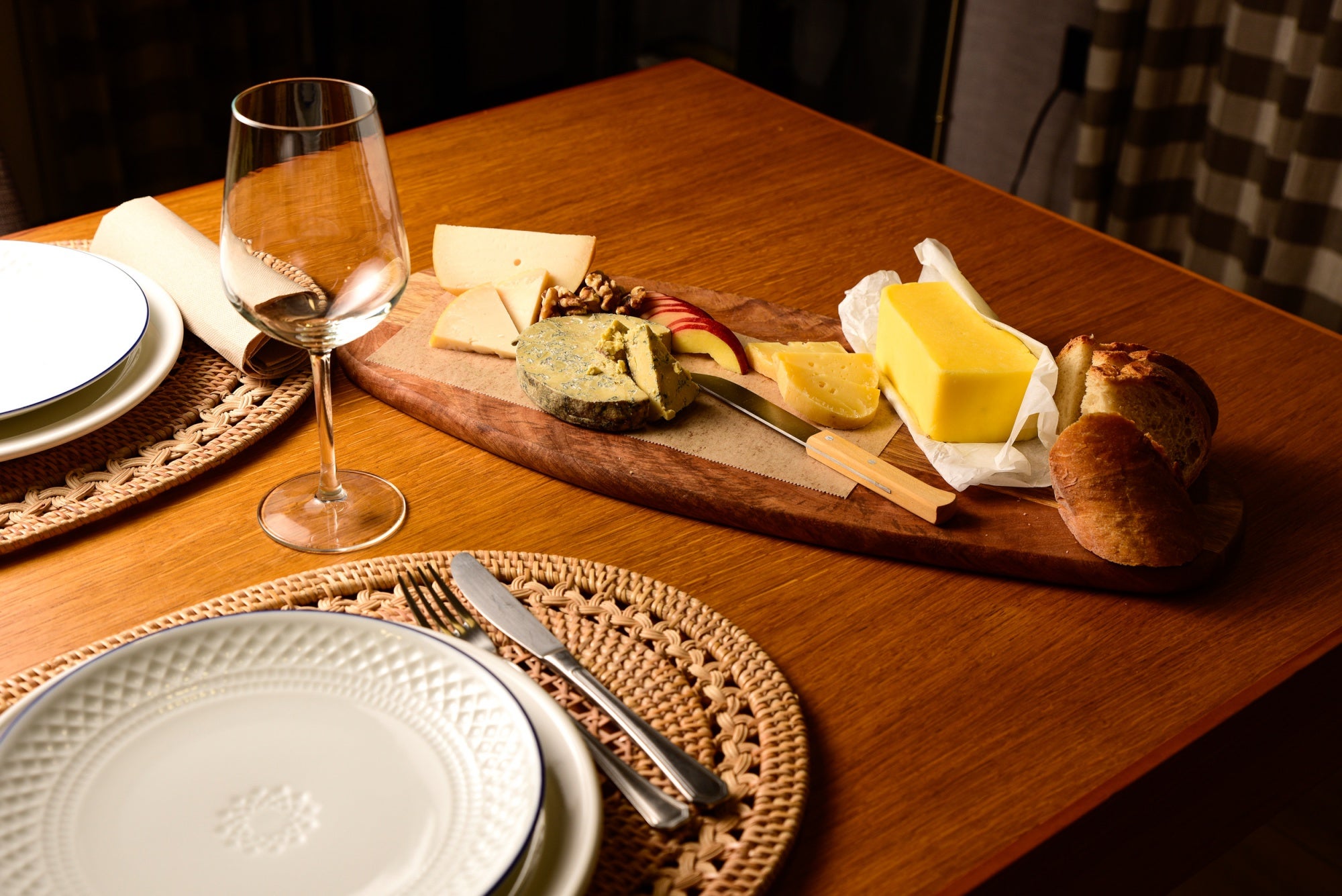 La tabla de quesos del Hotel Restaurante Rías Altas.