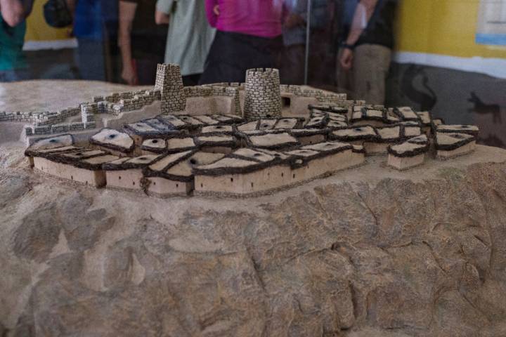 Recreación de cómo pudo ser el Cabezo de San Pedro en tiempos íberos.