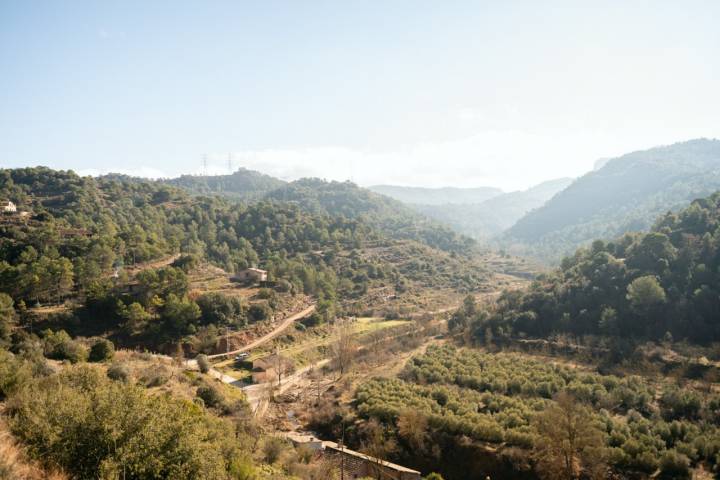 Mura se ubica en el corazón del parque natural de Sant Llorenç del Munt i l’Obac. 